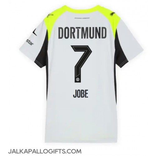 Borussia Dortmund Jobe Bellingham #7 Vieraspaita Naiset 2025-26 Lyhythihainen